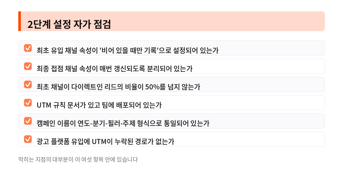 2단계 설정 자가 점검