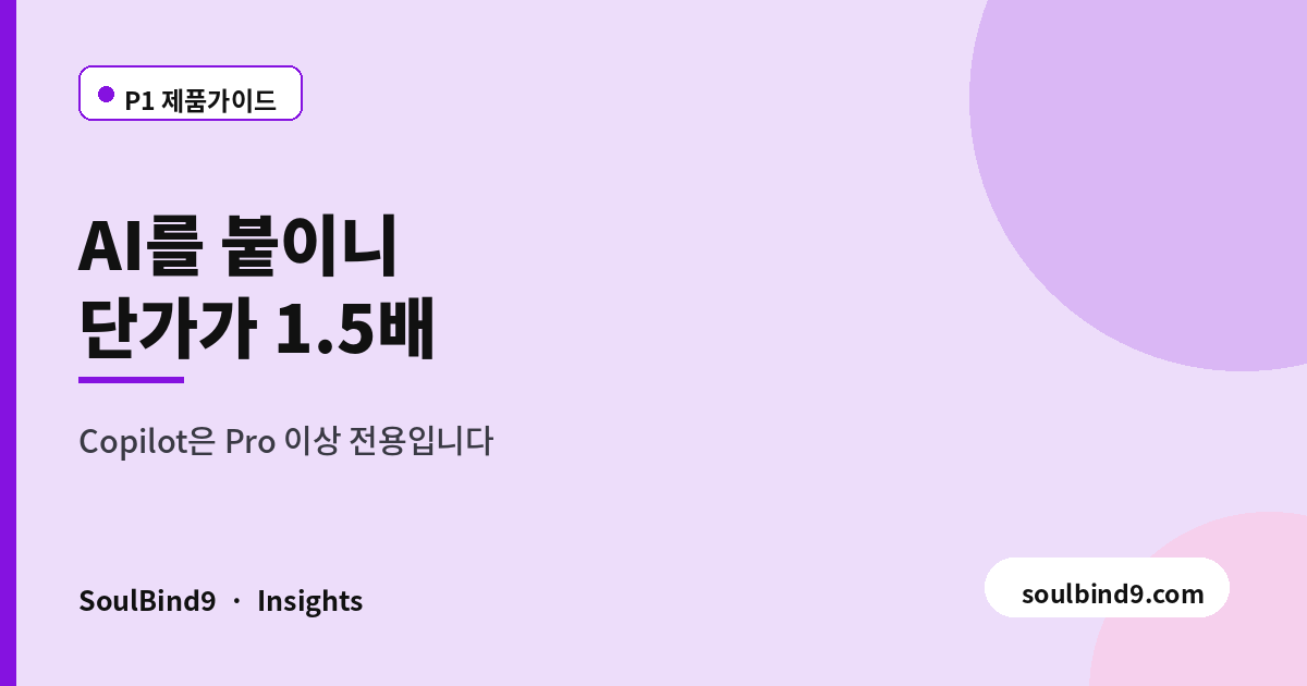 AI를 붙이니,단가가 1.5배
